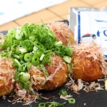 期間限定つゆでいただくたこ焼き